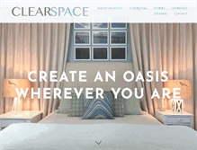 Tablet Screenshot of clearspacenyc.com